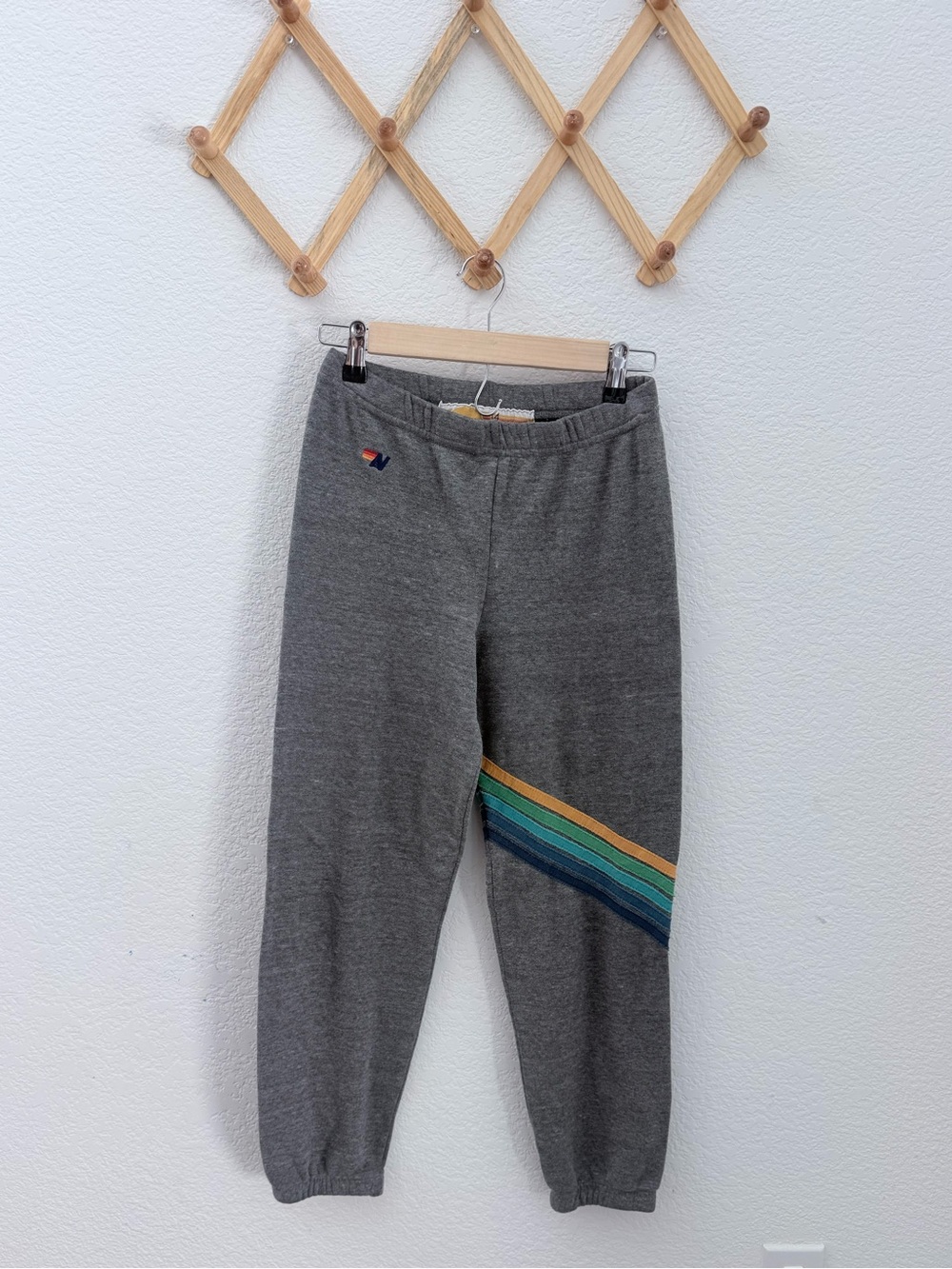 Aviator Nation- Kids Chevron Stripe Joggers/Sweatpants- Size 14